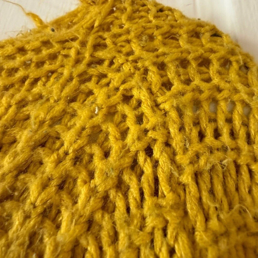 Elodie Mustard Knit Women's Sweater
